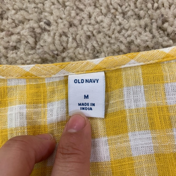 [Old Navy] Gingham Wrap Dress - Picture 5 of 8